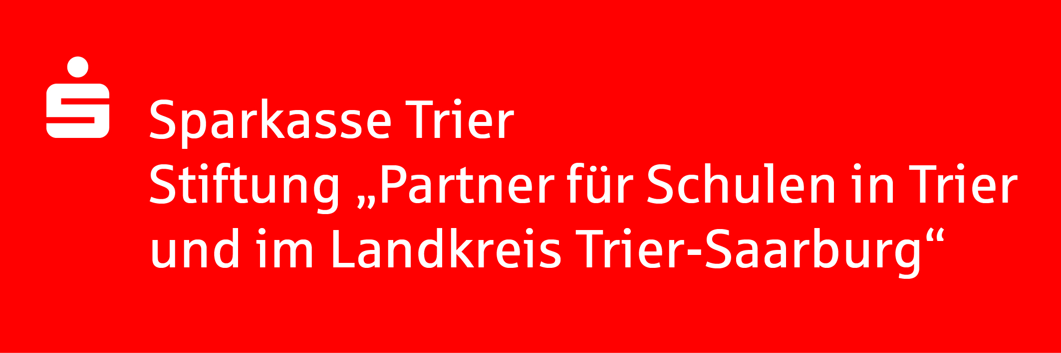 Logo der Stiftung 'Partner für Schulen in Trier und im Landkreis Trier-Saarburg' der Sparkasse Trier