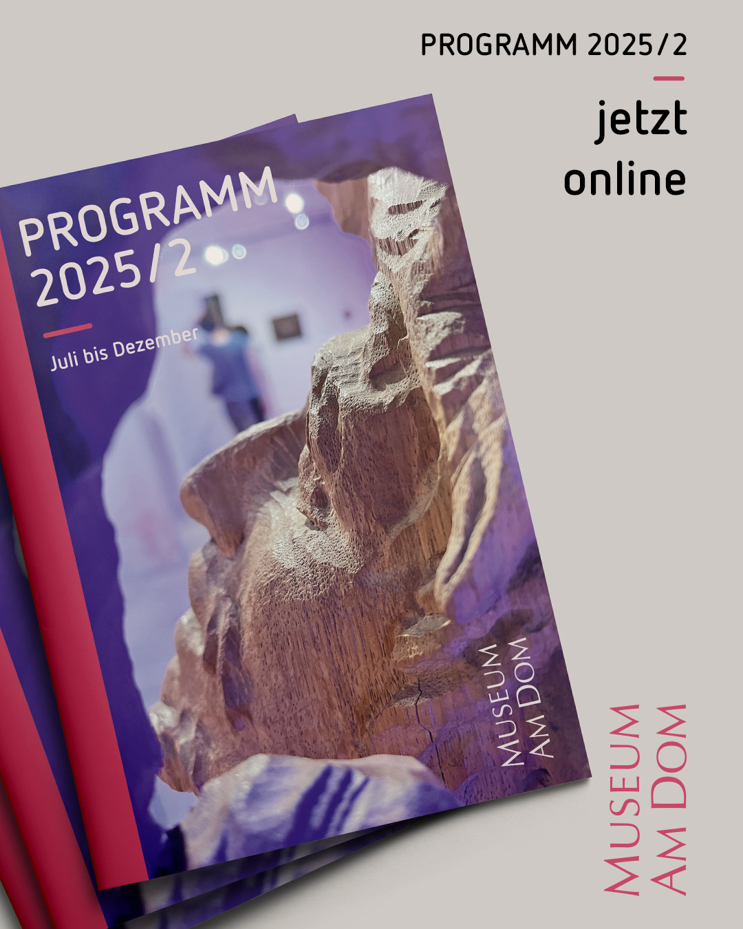 Broschüre für das Halbjahresprogramm für das zweite Halbjahr von 2025.