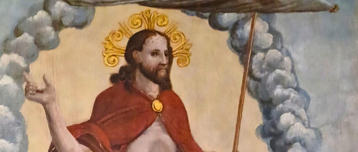 Abbildung von auferstehendem Jesus