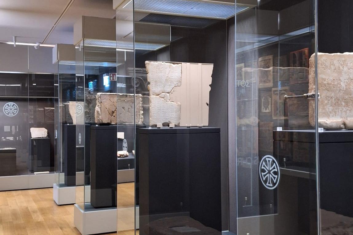 Grabinschrift (c) Museum am Dom Trier Grabinschriften im Schaudepot des Museums am Dom Trier