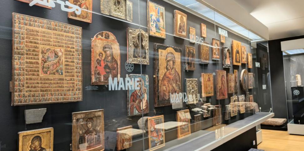 Marienikonen im Schaudepot im Museum am Dom Trier