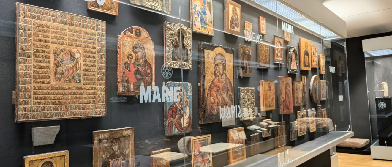 Marienikonen im Schaudepot im Museum am Dom Trier