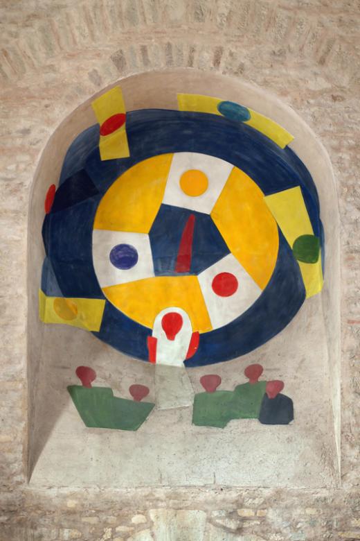 Modernes Kunstwerk im Trierer Dom